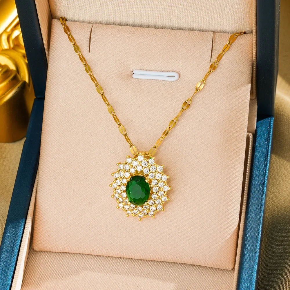 Это новое высококачественное большое круглое колье из микро-алмазу с цирконием и популярным стилем ключицы на Instagram.