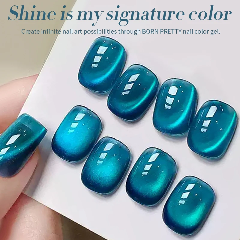 BORN PRETTY 10ml Water Light Cat Magnetische Gel Polish Auroras Glitter Blauw Rood Semi Permanent Losweken UV LED Gel Vernis manicure