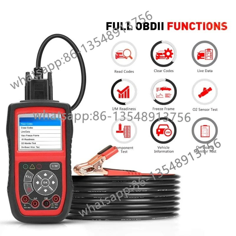 

539B Автоматический считыватель кодов 12-вольтовый аккумуляторный тестер OBD2 Сканер Оригинал