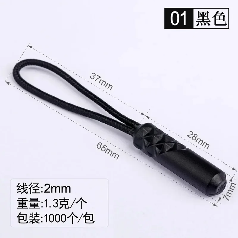 10 teile/satz 10 Farbe Reißverschlüsse Pull Puller Ende Fit Seil Tag Ersatz Clip Gebrochene Schnalle Fixer Koffer Zelt Rucksack Zipper schnur