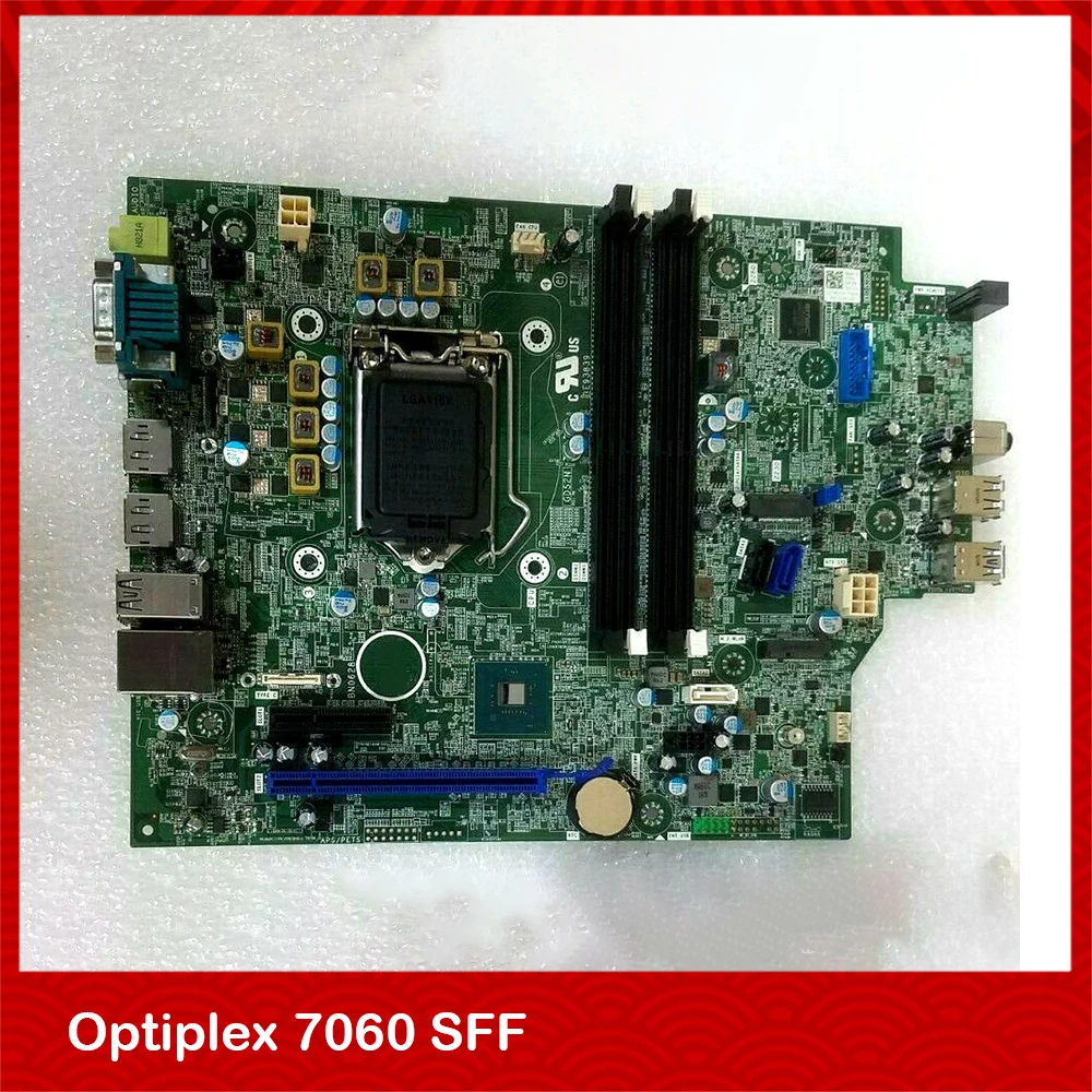 Placa-mãe de mesa para dell para optiplex 7060 sff xe3 nc2vh 0nc2vh 1151 ddr4 teste antes da expedição