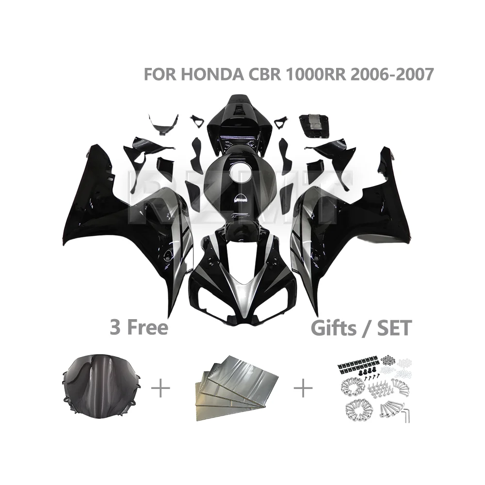

Fairings Kit FOR HONDA CBR1000RR 2006 2007 CBR 1000RR Customized Motorcycle Fairing Kit ABS Injection Body Parts Set H1007-102a