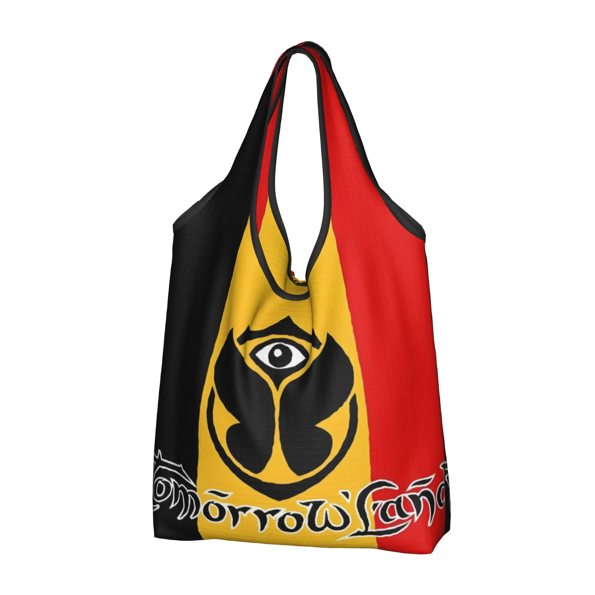 Fashion Tomorrowland Shopping Tote Bags Portable Belgian Electronic Dance Music Festival Grocery Shoulder Shopper Bag