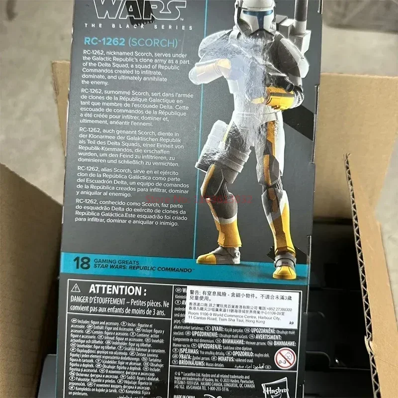 Hot Inventory Star Wars The Black Series Rc-1262(Scorch) Action Figures 6-Inch Decoration Robots Model Figures Collectible Gift