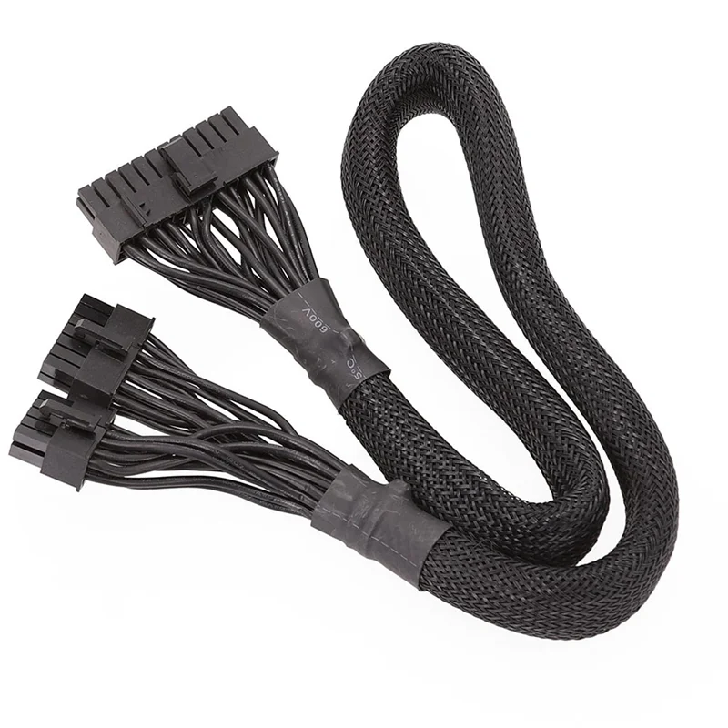 

ABJI-3X 14+10Pin To 24 Pin ATX Power Supply Cable 20+4 Pin PC PSU Motherboard Cable For Corsair AX1500I AX1200I AX860I AX760I