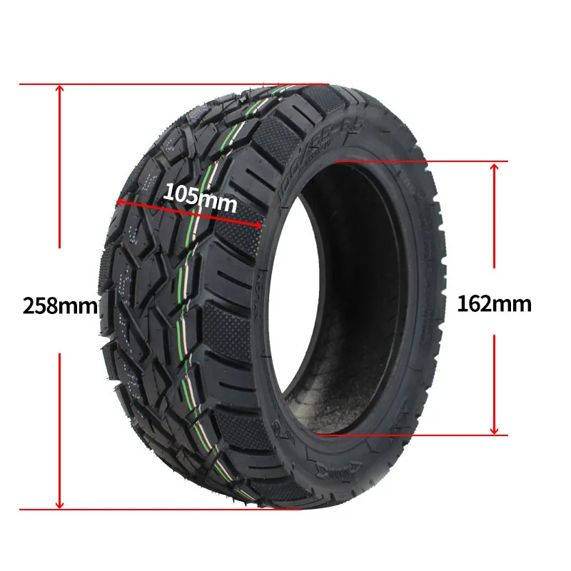 100/55-6.5 CST Tubeless Tire Explosion-proof Tire for Kaabo Wolf Warrior Nami Burn-e Electric Scooters Dualtron Thunder 2/Ultra