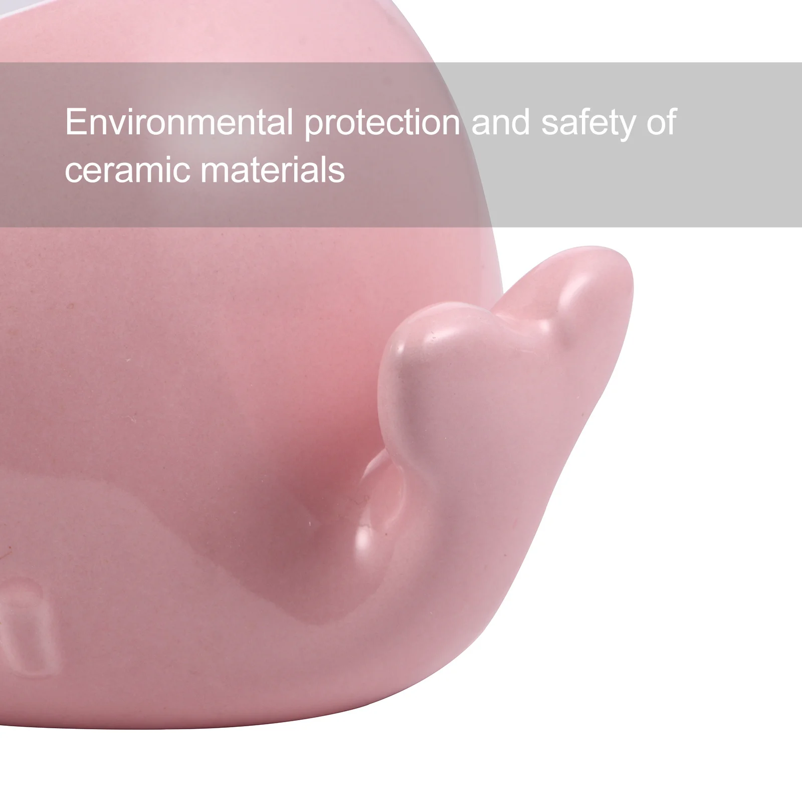 

Ceramic Cat Bowl Whale Shape Tilted Design Reduces Whisker Stress Anti-Skid Pet Feeder Cat Snack Bowl Pet Supplies