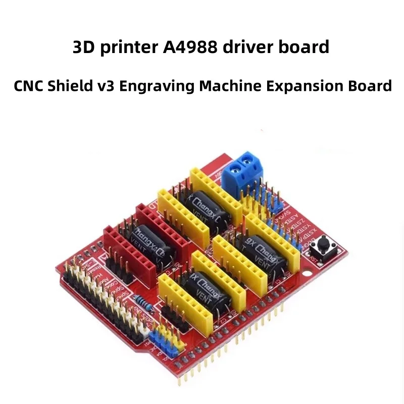 CNC Shield V3 Expansion Board for 3D Printer A4988 Driver Engraving Machine Board