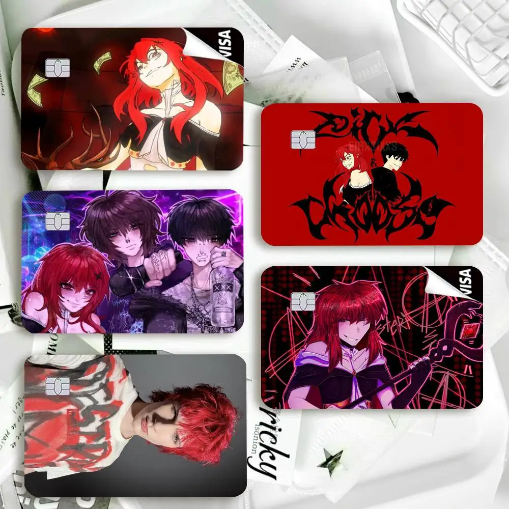 Asteria K-Kets4eki PARTY4LIFE Waterproof Film Skin Cover Credit Card Stickers Debit Front Bank Bus Pass