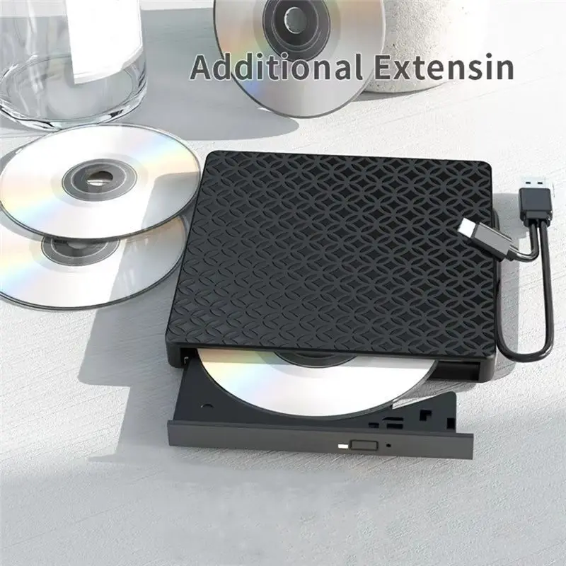 HFES Multifunctional External CD/DVD Drive Burner For Laptop CD DVD Disk Drive For PC Laptop