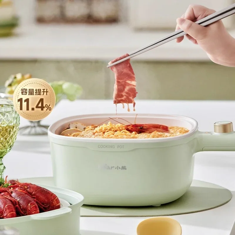 Multi-function Small Electric Hot Pot - Home Dorm Student Steaming Cooker Anti-dry Burning 304 Steel Liner