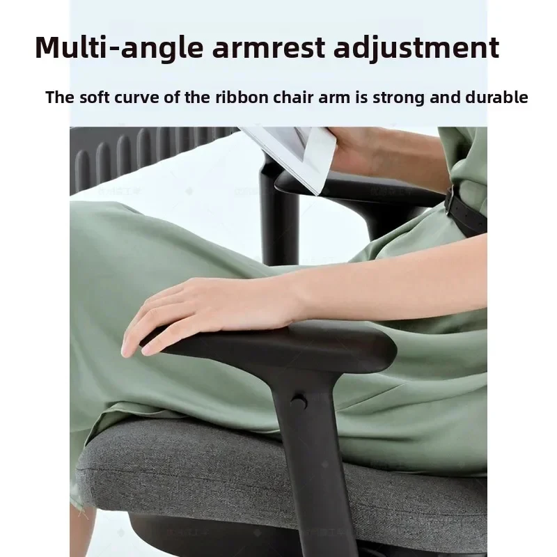 

Ergonomic Office Chair – Adjustable Headrest / Lumbar Support / Armrest, Breathable Mesh, Comfortable Long Sitting, f