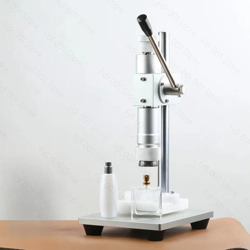 Manual perfume bottle sealing machine, essential oil bottle locking , piercing  capping , atomizing bottle, spray perfume bottle