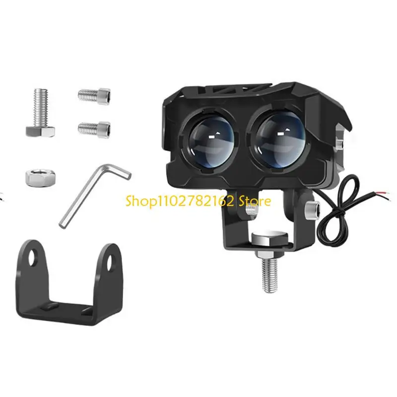 

547B Motorcycle LED Light with Double Color Functionality for Improved Nighttime Safety Visibility in and Rural Setting