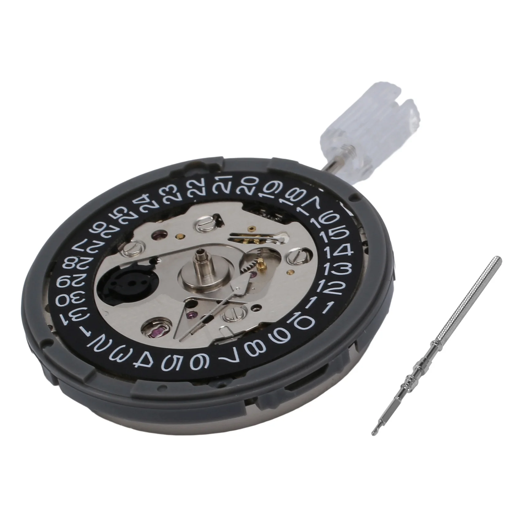 SLQZT Automatic Mechanical Movement NH35/NH35A Date At 4.2 Black Japan Clock Mechanism 24 Jewels Watch Parts