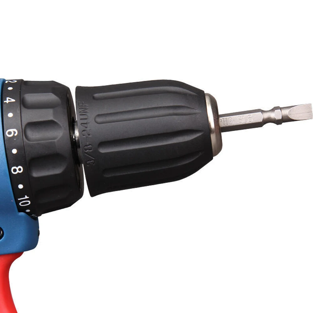 Electric Drill Charging Hand Drill 12v Brushless Pistol Drill Household Industrial Lithium Drill Forward and Reverse Power Tool