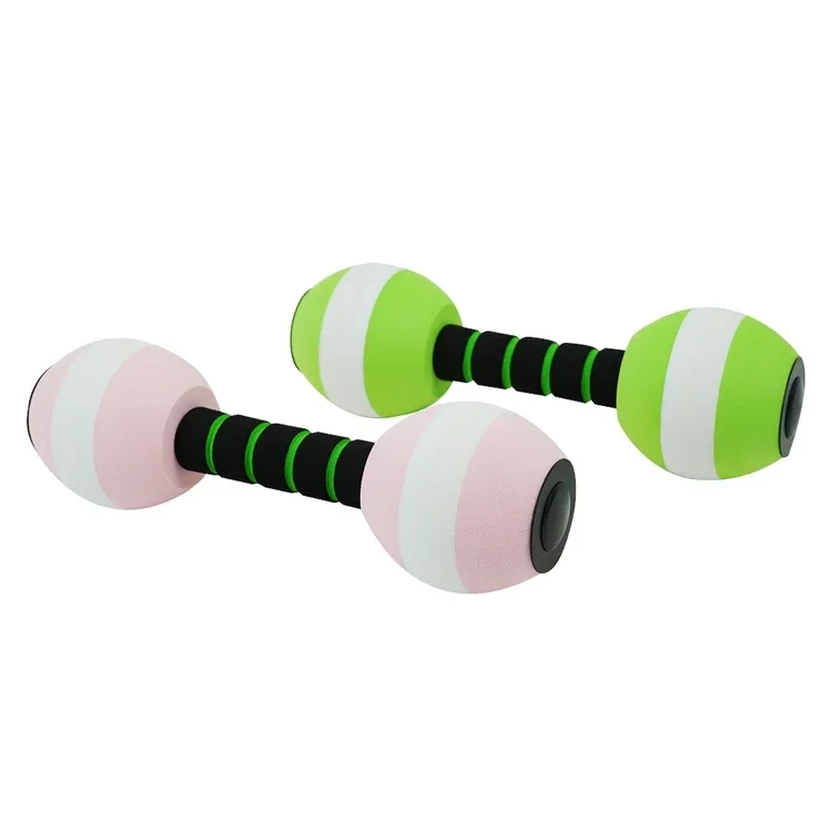 Aquatic Exercise Dumbbells Water Aerobic Exercise Foam Dumbbells Pool Resistance Swimming Training Water Fitness Equipment