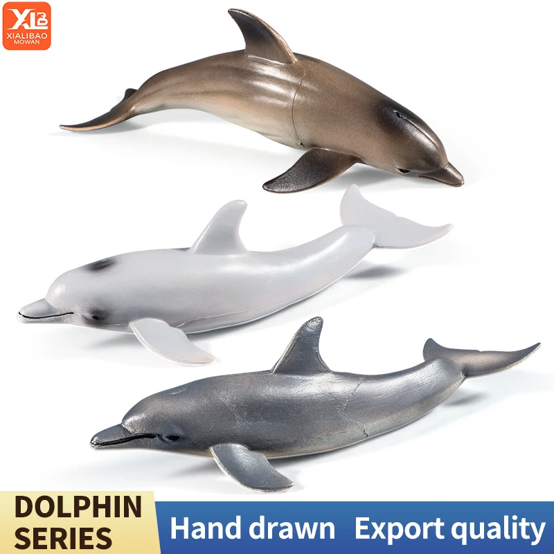 ฟิกเกอร์โลมา - ของเล่นสัตว์ทะเล โลกใต้น้ำ โมเดลสัตว์ทะเล ทำจากพีวีซี ของเล่นเสริมพัฒนาการสำหรับเด็ก