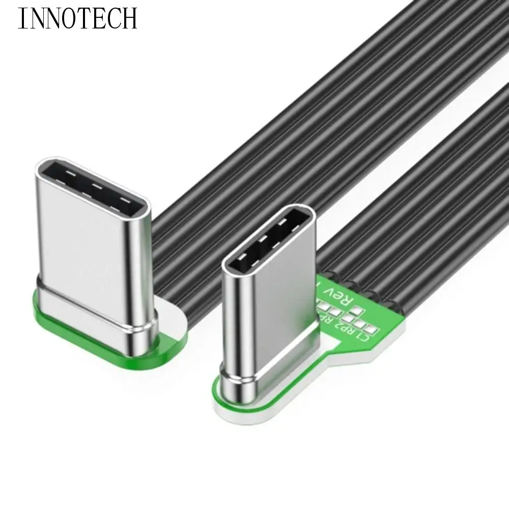 

Double Headed Fast Charging Cord Lightweight Flexible Flat Fast Charging Data Cord Silicone Anti Oxidation