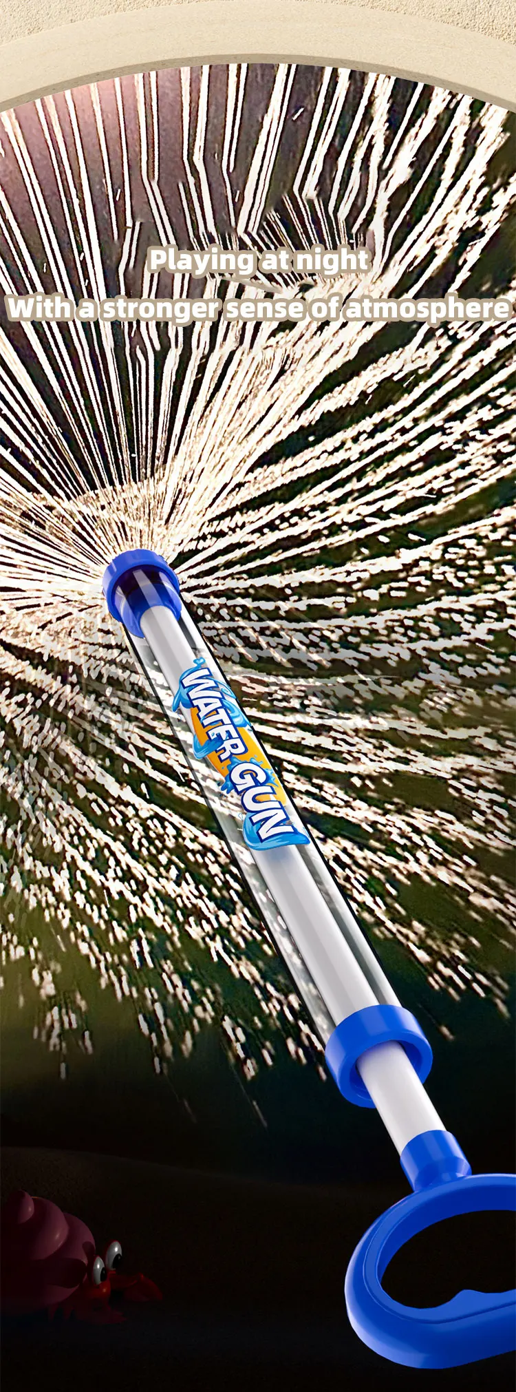3-teilige Wasserpistole zum Spielen im Wasser, Spielzeug für den Strand, Kinder-Wasserpistole, Party-Wasserpistole, schwimmende Wasserpistole – Detail 7