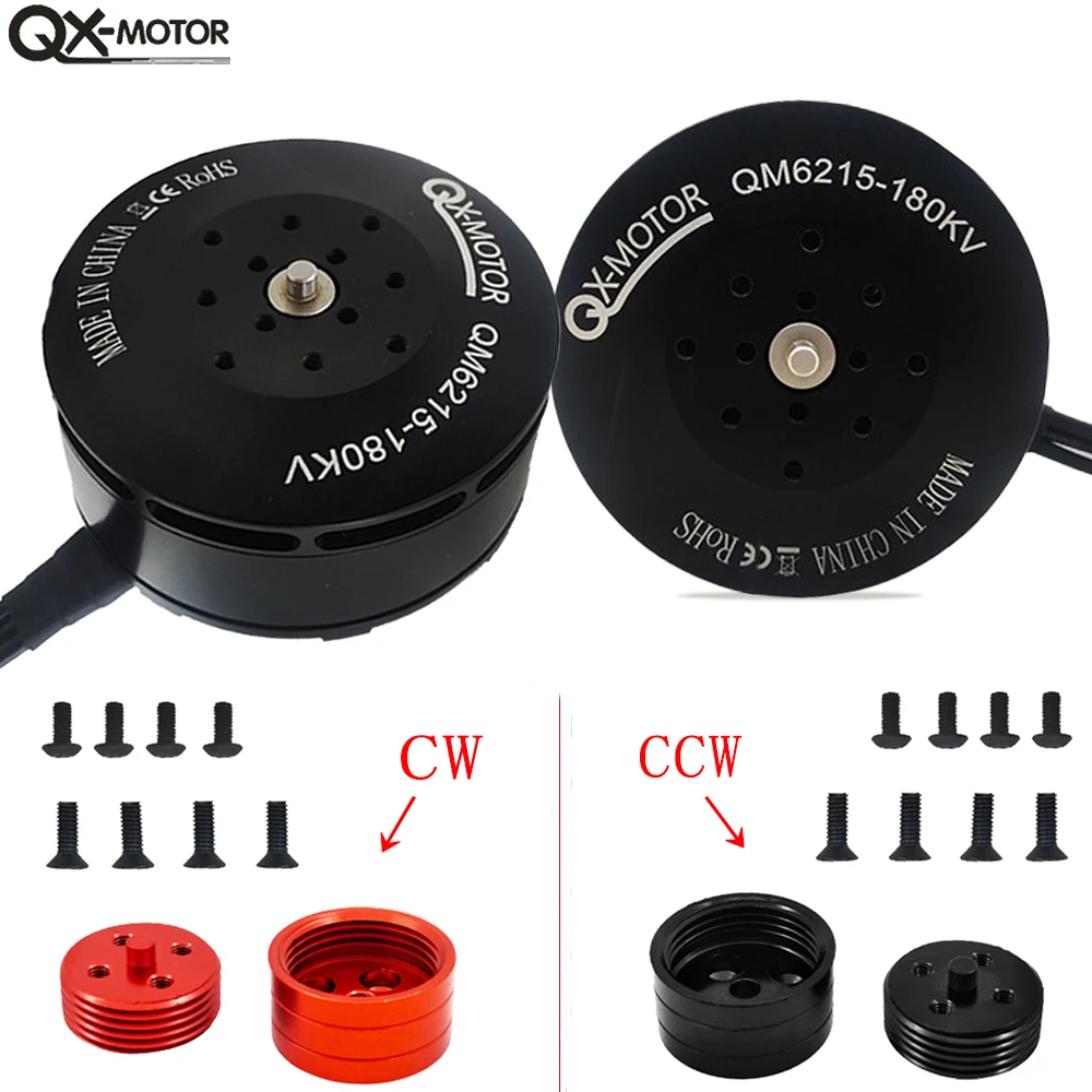 QX-Motor QM6215 brushless motor 180KV CW/CCW suitable for six axis/eight axis multi axis aircraft toy motors