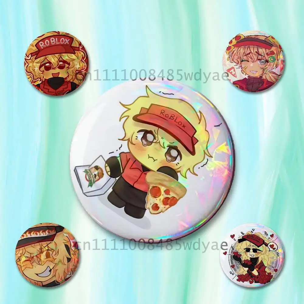 

F-ForsakenS E-Elliot Badges 25 32 44 58 75 mm Round Cosplay Pin Fans Collect Friends Gifts Brooch Souvenir Custom