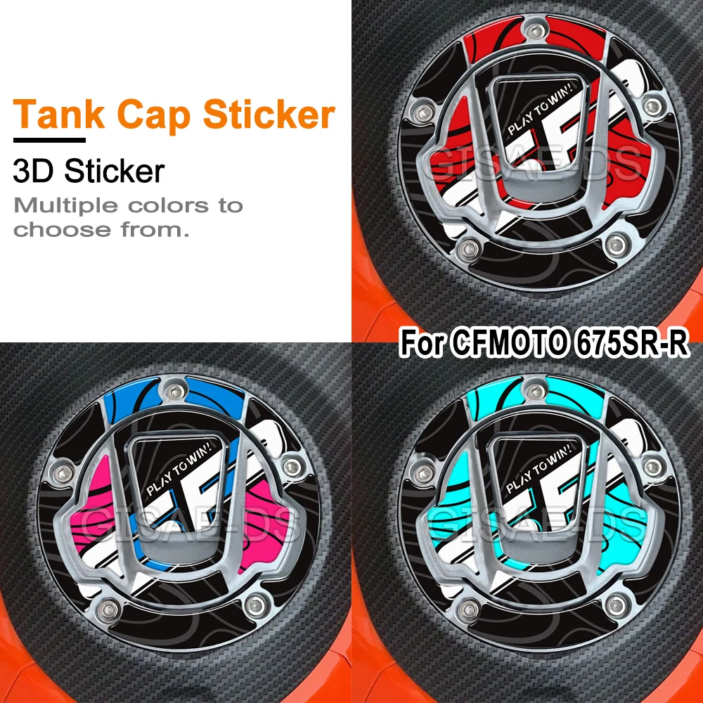 2025 For CFMOTO 675SR-R 675SRR 675 SR R 675SR Motorcycle Tank Pad Side Grips Gas Fuel Oil Knee Protection Stickers Decals 2024