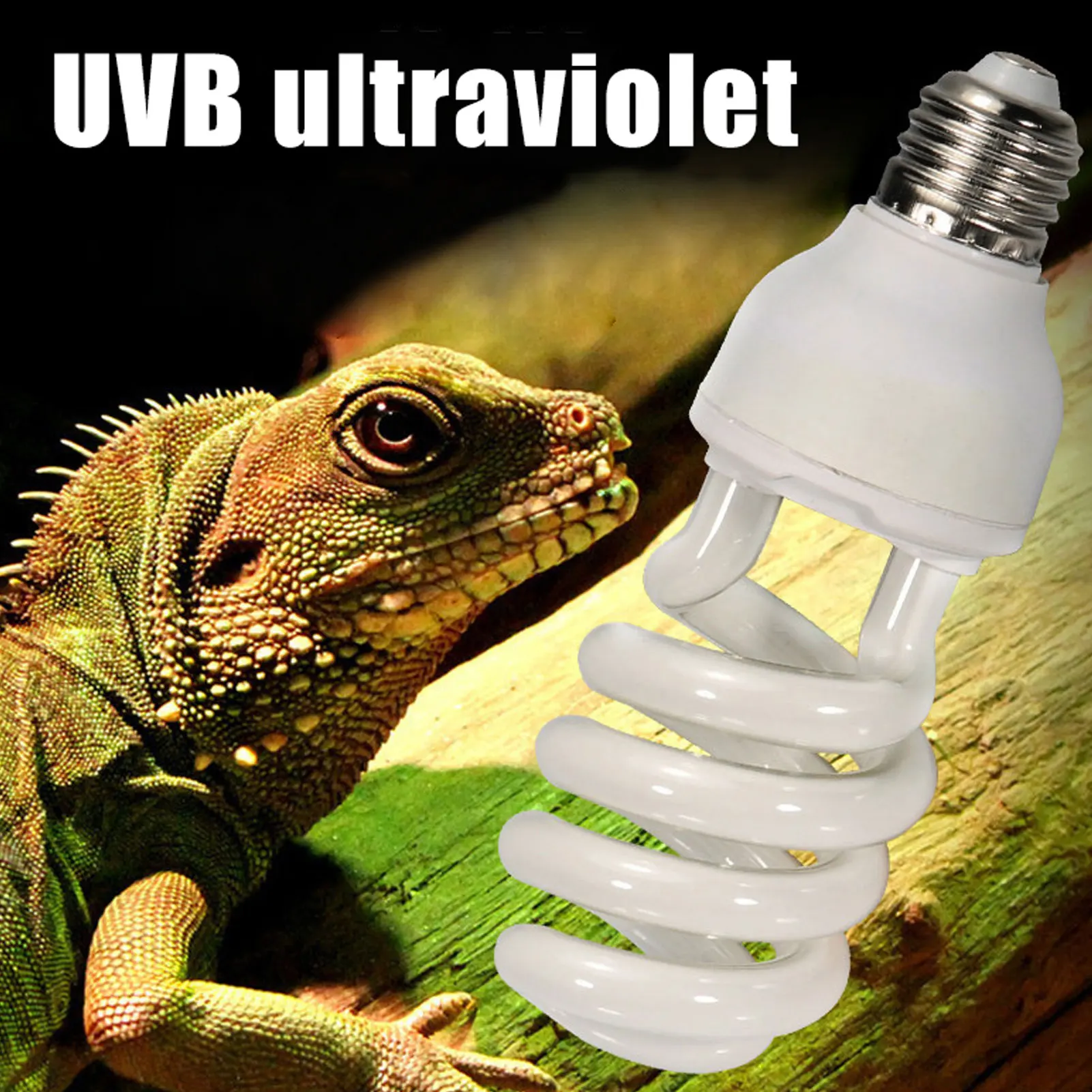 Reptile Basking Light Bulb Natural Nightlight Heating Bulb for Reptiles and Amphibian Use