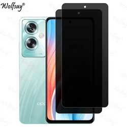 Anti-Spy Tempered Glass For Oppo A79 5G Privacy Screen Protector For Oppo A79 5G Full Glue Glass For Oppo A79 5G Glass 6.72 inch