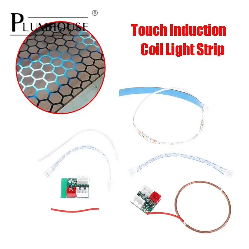 

1 Set Network Red Same Style River Table Air Separation Touch Induction Switch 3v-24v Touch Induction Cellular Coil Light Strip