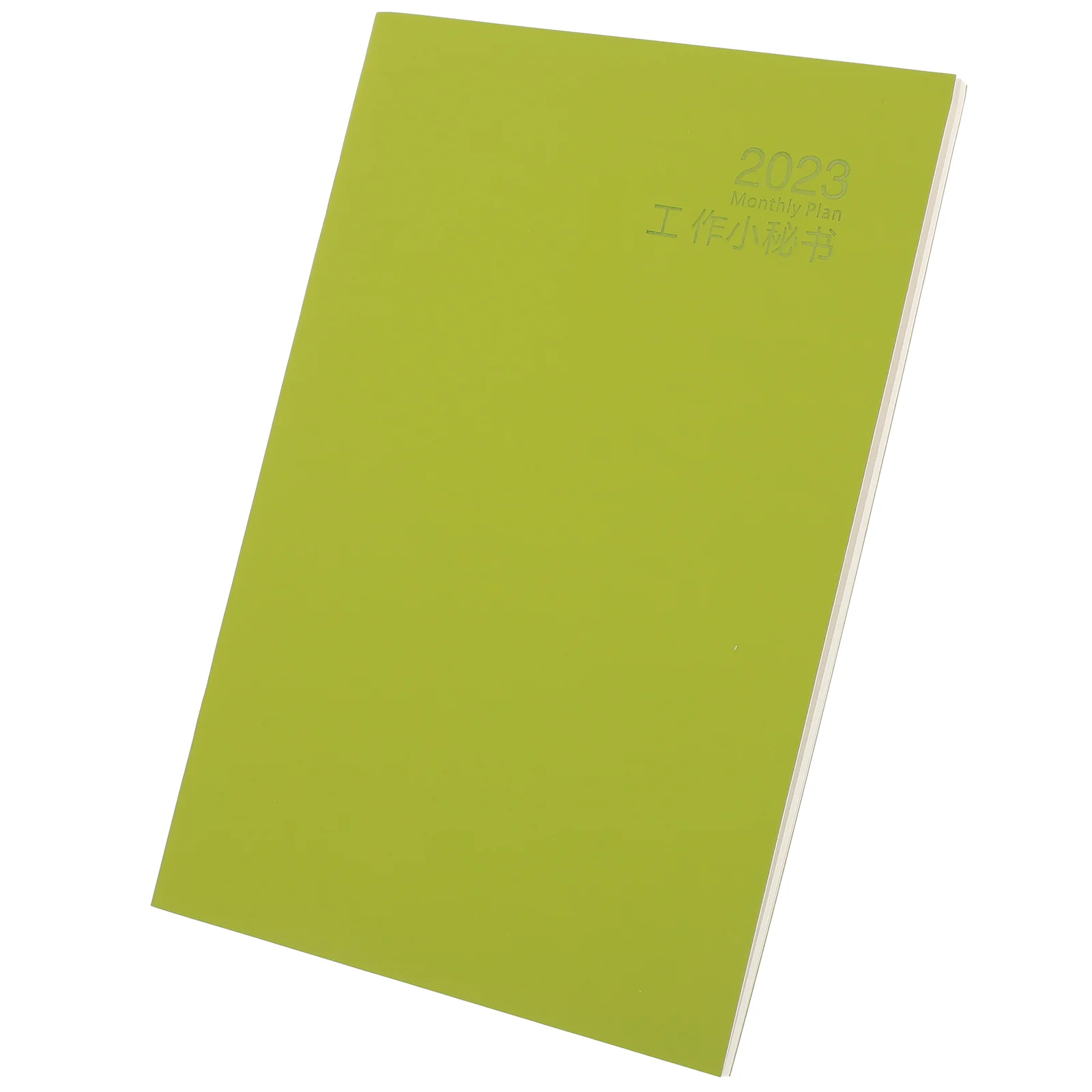 

Calendar A5 Plan Book Pad for Homeschool Efficient Schedule Notepad The Date Green Work Planner