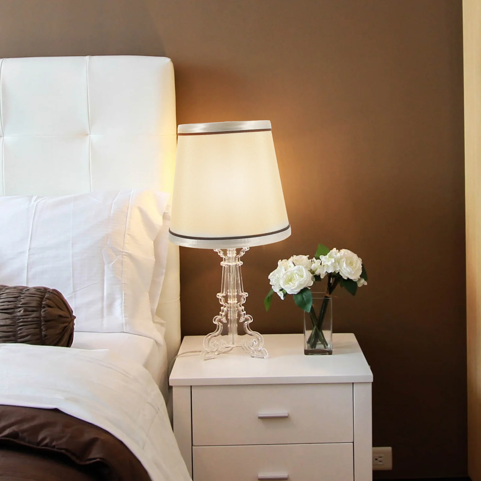 

Тканевый абажур, тканевый абажур, замена настольной лампы, уютные теплые атмосферные абажуры для стандартных ламп