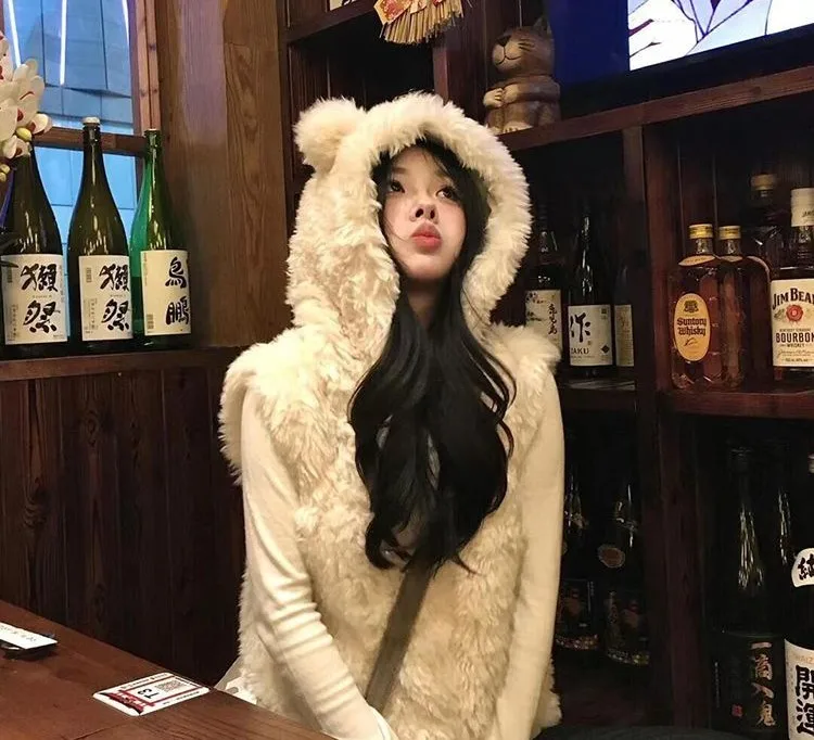 

Жилеты Жилеты Толстые женские двубортные со стулом Осенние драпированные погоны из овечьей шерсти с бахромой Cottagecore Academy Campus OL