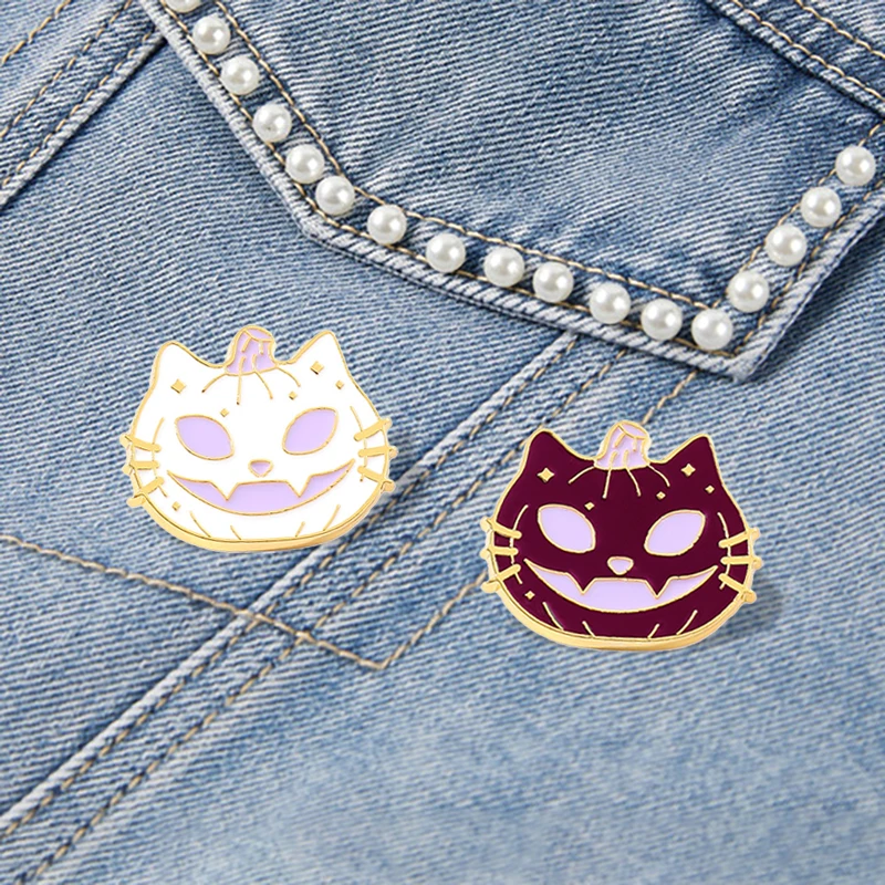 

Brooches Cartoon Cute Enamel Pins for Women Men Shirt Clothes Backpack Pin Badge Jewelry Festival Gift Halloween Pumpkin Lantern