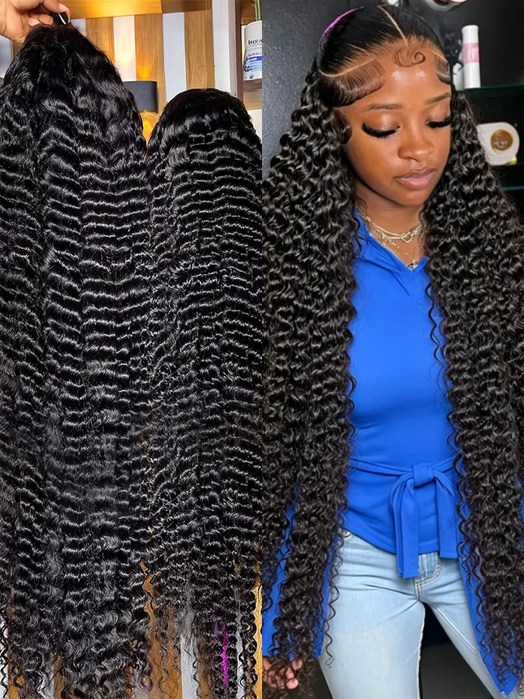 

40 42 Inch Deep Wave Frontal 7x5 HD Glueless Wigs Human Hair 100% 13x4 Water Wave Human Hair Wigs Jerry Curly No Glue Wear And Go Pre Cut Lace Wigs Brazilian 3-5 Day Fast Delived 300 High Density
