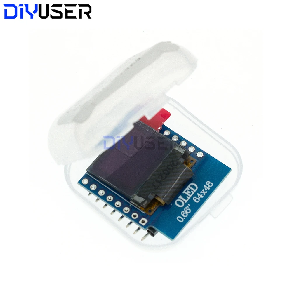 0.66 بوصة 64x48 OLED وحدة عرض I2C سائق لمشروع Wemos D1 Mini ESP32 ESP8266 اردوينو لتقوم بها بنفسك #3