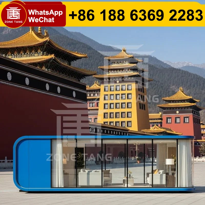 

Apple Capsule Home Prefabricated Holiday House Anti Rust Double Wide Mobile Homes Modular Homes Forest Hotel Apple Capsule Homes