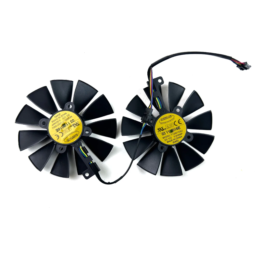 Nowy wentylator chłodzący 95mm T129215SU FD10015H12S 0.55A 5Pin Wentylator do karty graficznej ASUS STRIX GTX 970 980 780 TI R9 380 — zdjęcie produktu 4