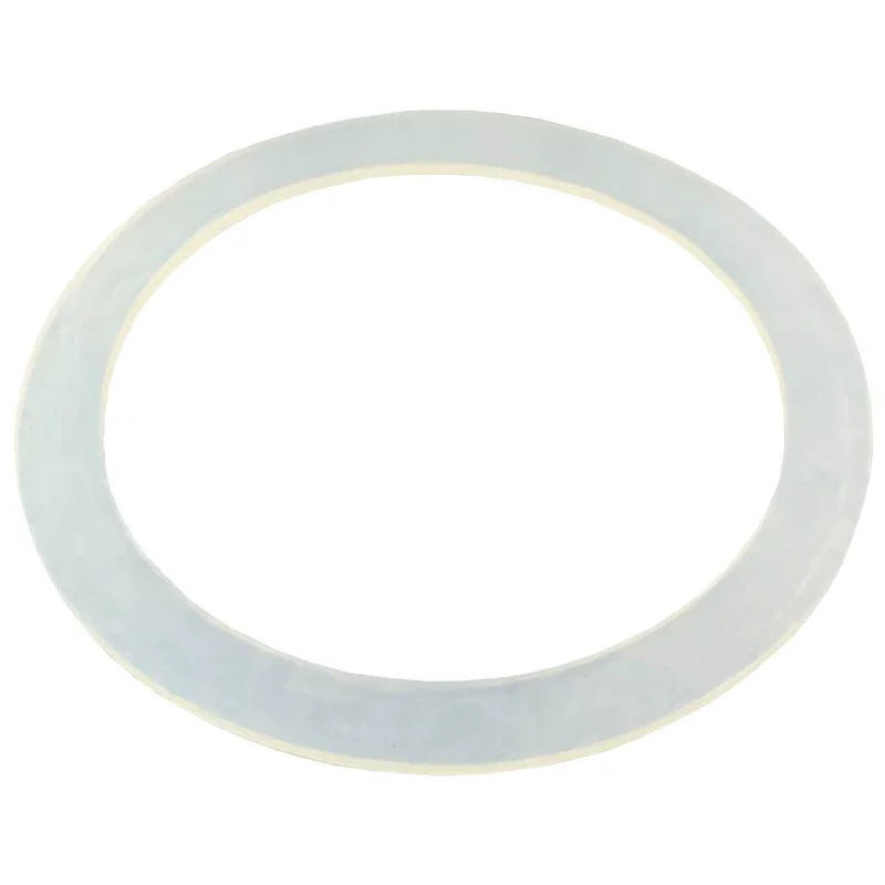 28-500mm White VMQ Slicone Rubber Flat Gasket Washer For Sight Glass diopter Homebrew