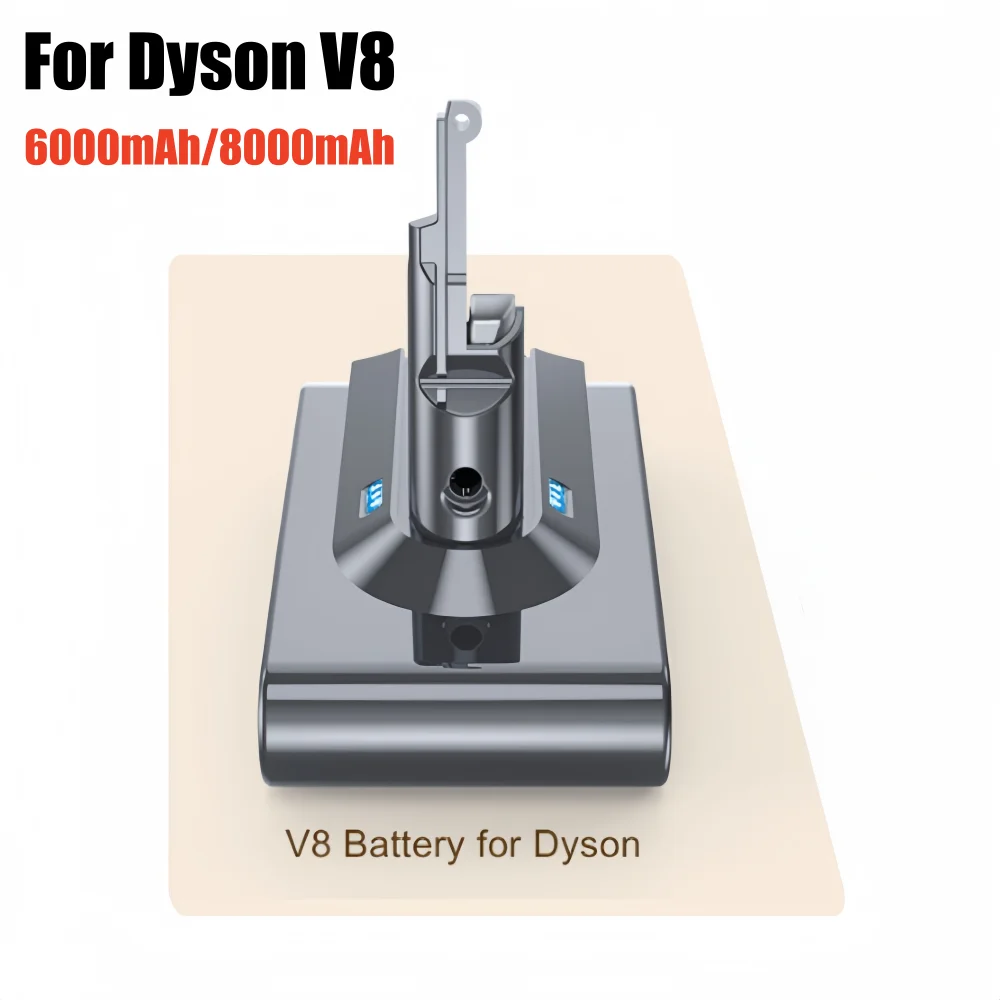 

21,6 В 8000 мАч для Dyson V8 Батарея Absolute V8 Animal Li-ion SV10 Серия пылесосов Аккумуляторные батареи SV10