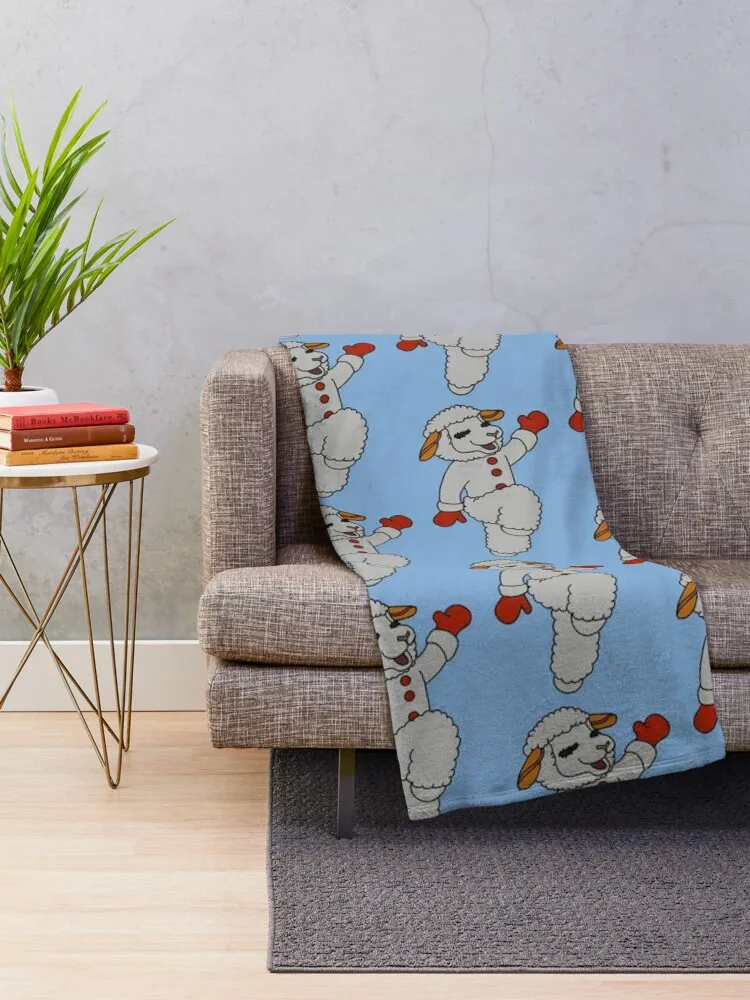 Lambchop dancing fan art Throw Blanket for sofa Luxury Designer Custom anime for babies Blankets