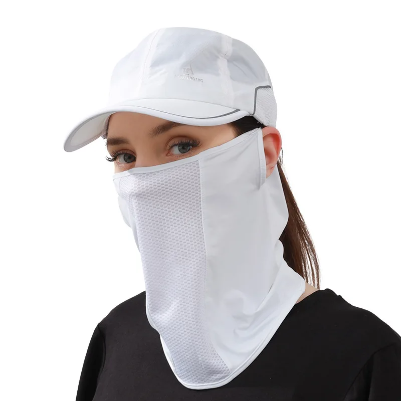 Summer UV-proof mask ice earrings veil outdoor golf air mesh neck warmer men's fashion bag/job