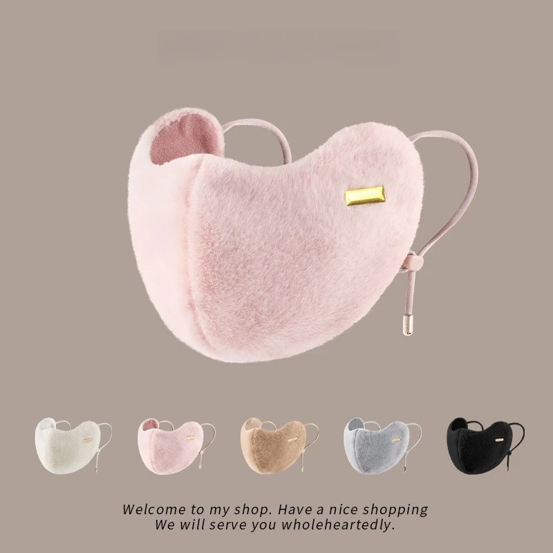 

Cycling Warm Mask for Women in Winter with Thick Velvet for Cold Prevention Small Face Breathable Eye Protection Windproof Mask