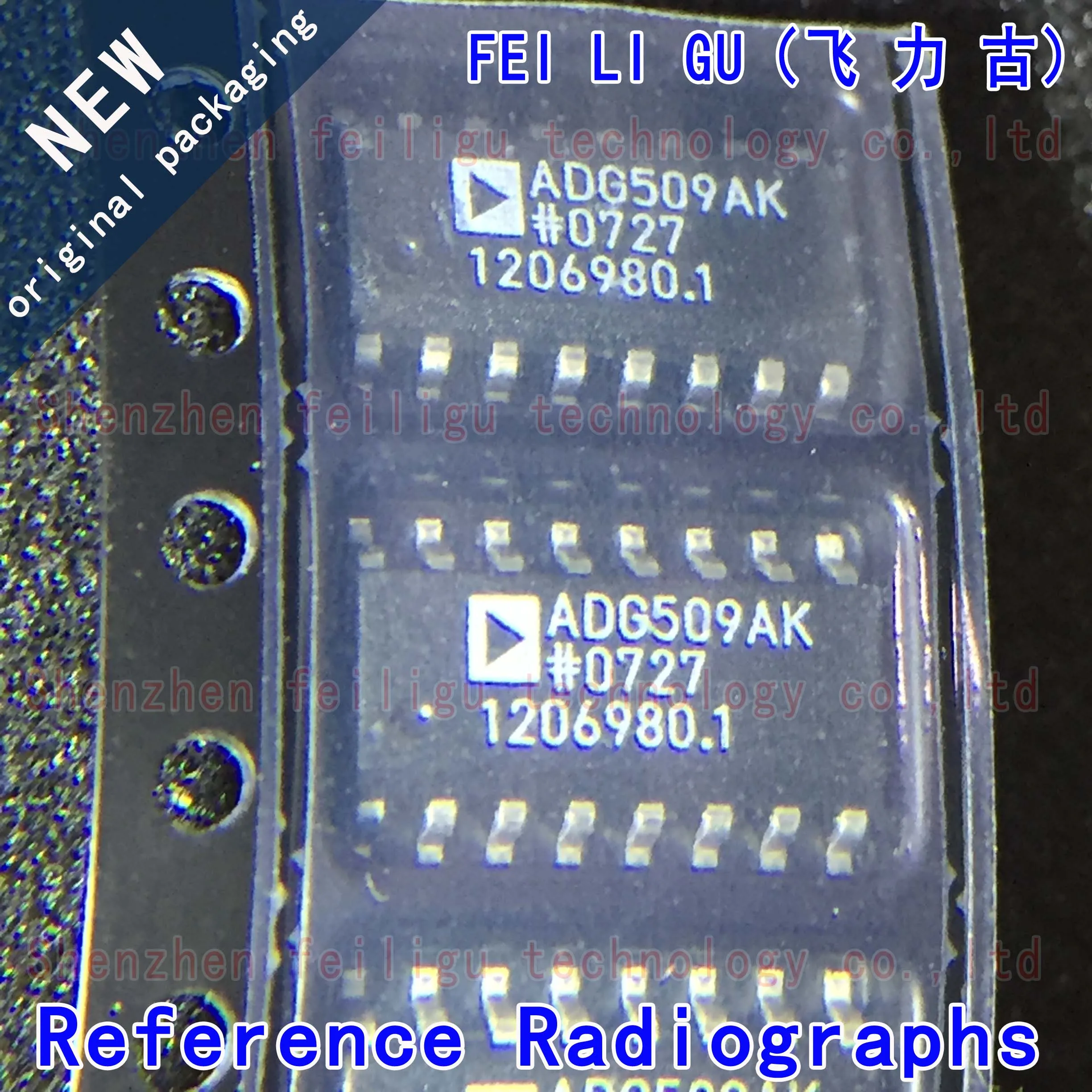 1/10/30Pieces100% New original ADG509AKRZ-REEL7 ADG509AKRZ ADG509AKR ADG509A ADG509 Package:SOP16 Analog Switch/Multiplexer Chip