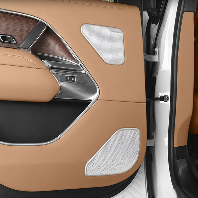 Stainless Steel Car Door Speaker Cover Decoration Stickers for Land Rover Range Rover Sport Executive Edition 2023-2025