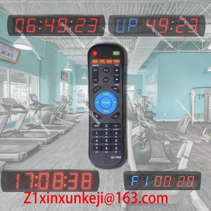 IR05 Infrared Remote Control Replacement For Gym Interval Timer Digital Workout Countdown Clock
