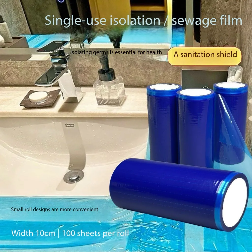 barrier film tape for toilets and bathrooms prevents dirt and stains on door handles and switches without leaving marks