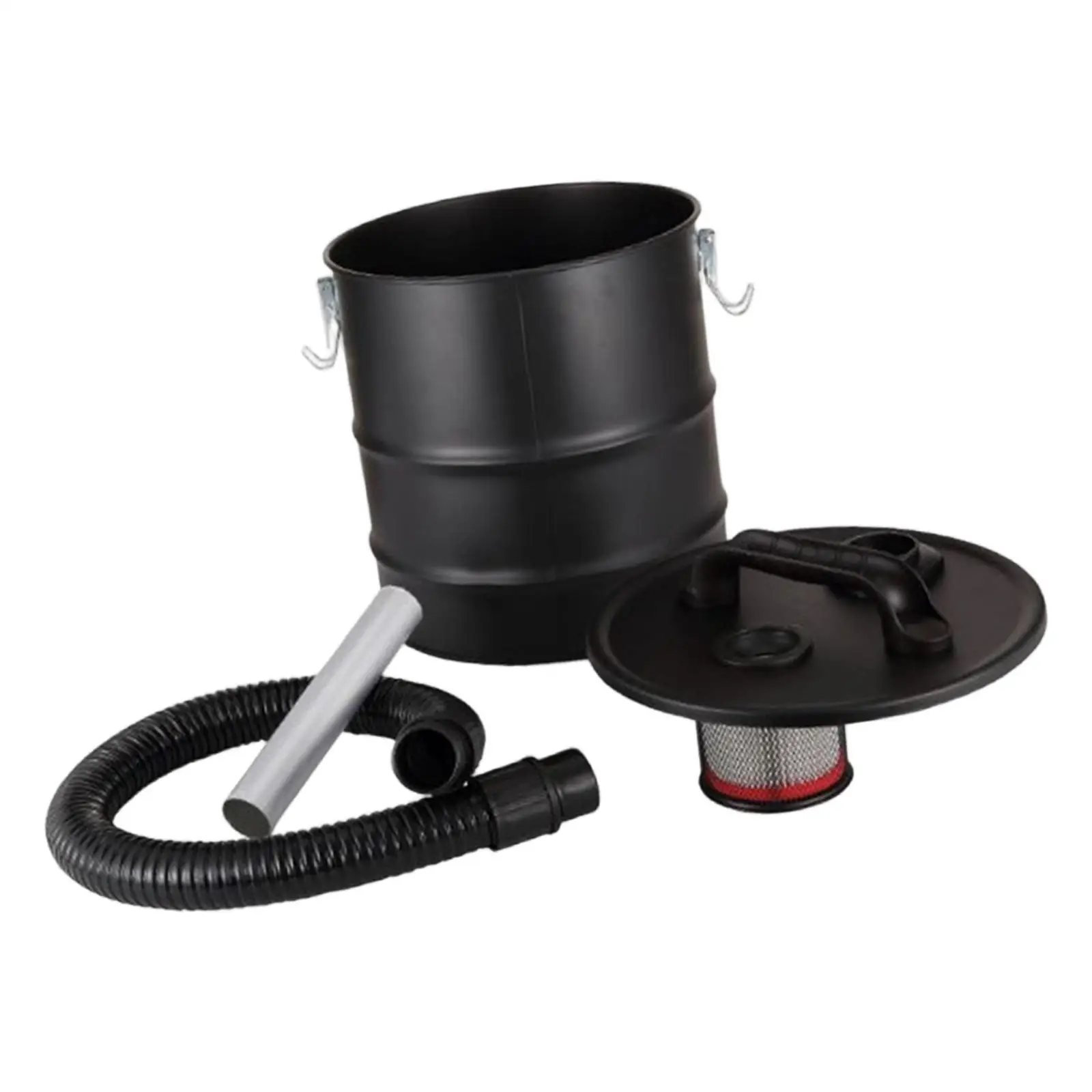 

20L Fireplace Ash Collection Barrel Accessories Fits Vacuum System for Workshop Cleanup Sturdy Universal Fit 12x15inch