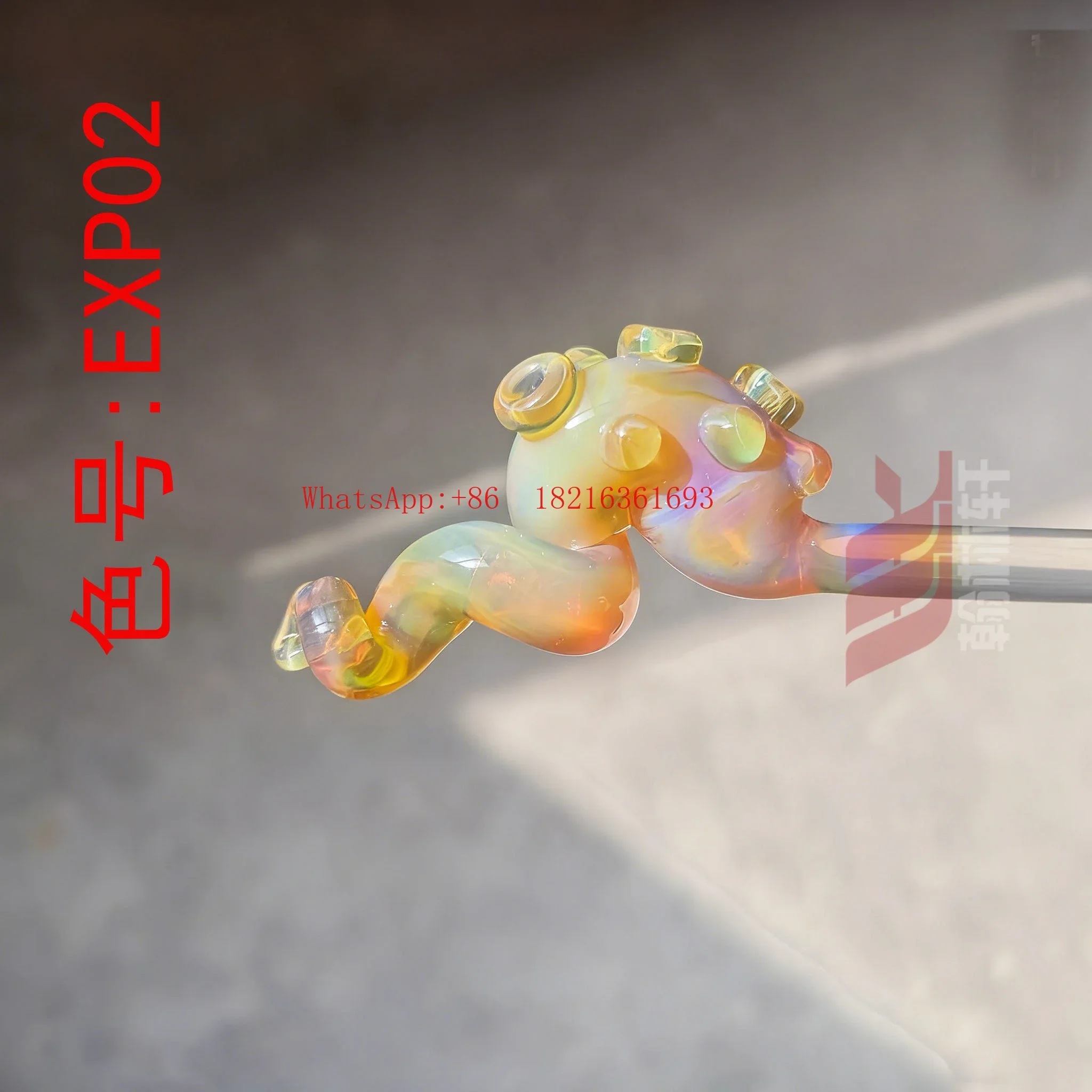 Limited Time Exp02 Amber Purple Variant, Burnt Glass Color, Lamplighter Glass Rod, Colored Glazed Hard Material