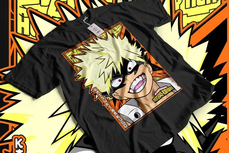 

Anime retro T-shirt, 100% cotton, all sizes for men and women Comic lovers